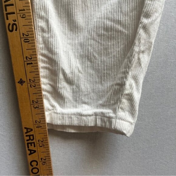 Zara paper bag high waist corduroy slim fit pants Sz 2 /24” - Picture 11 of 11